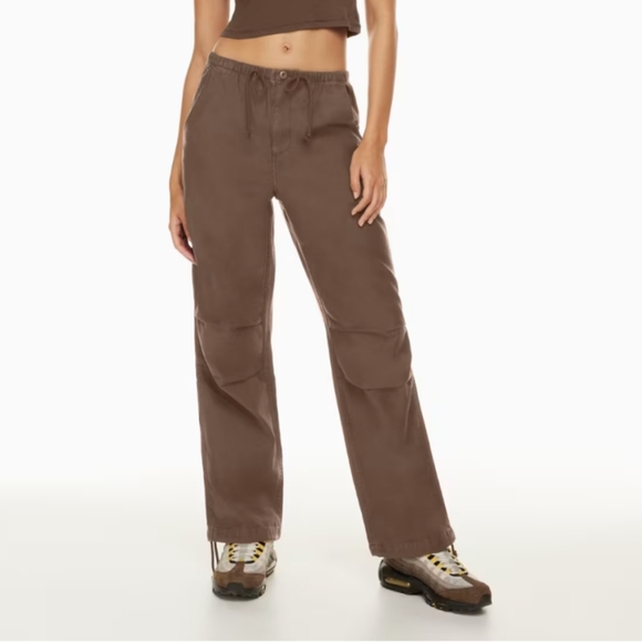 Aritzia TNA Cache Cargo Pant - Rich Mocha Brown - Picture 1 of 10